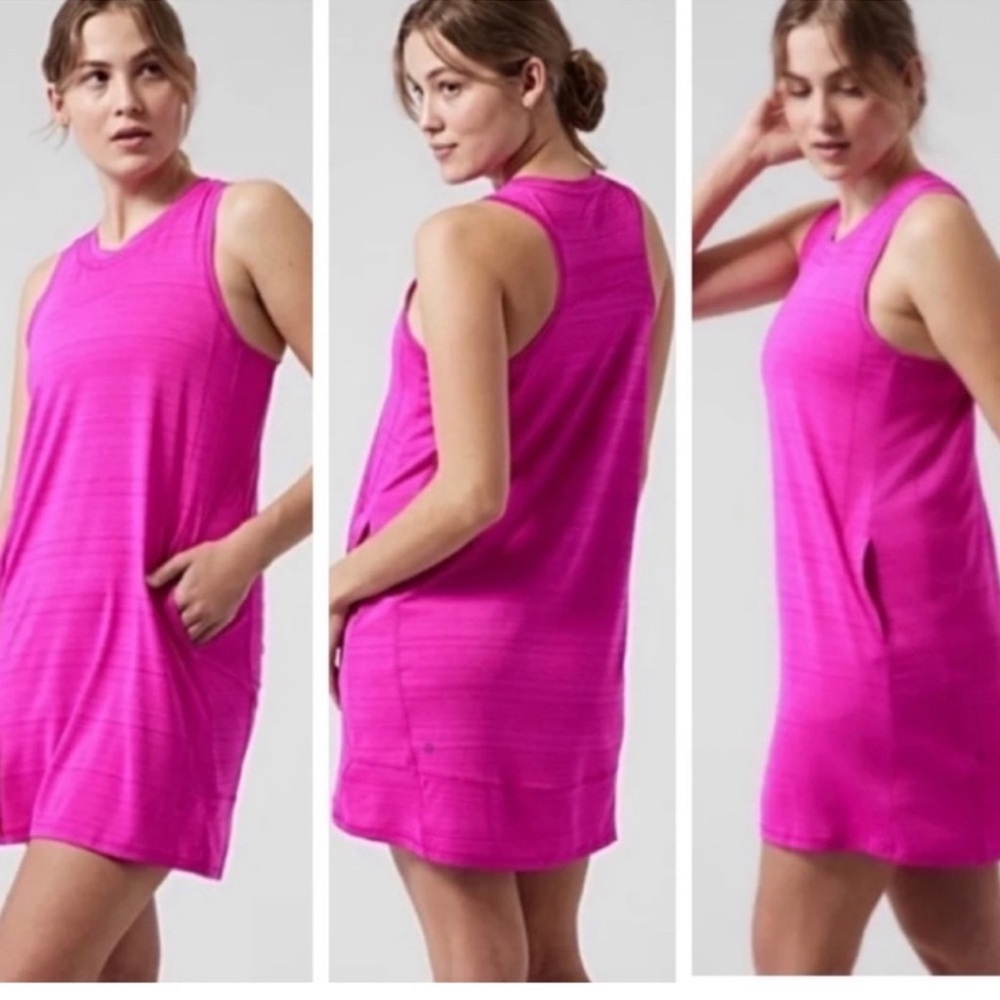 🩷💕Athleta Hot Pink Pacifica Illume Sport Dress Size Small Size Small 🩷💕